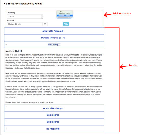 Site tips | SermonSuite